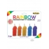 Rainbow Pecker Party Candles 5 Pack Assorted Colors - Hott Products