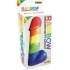 Rainbow Party Pecker Candle 7 inches - Hott Products