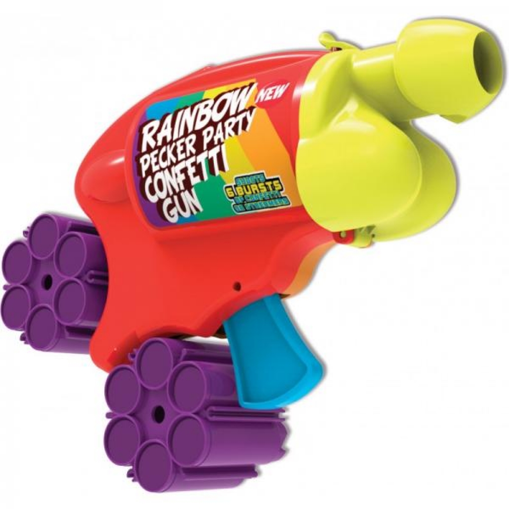 Rainbow Pecker Party Confetti Gun - Hott Products