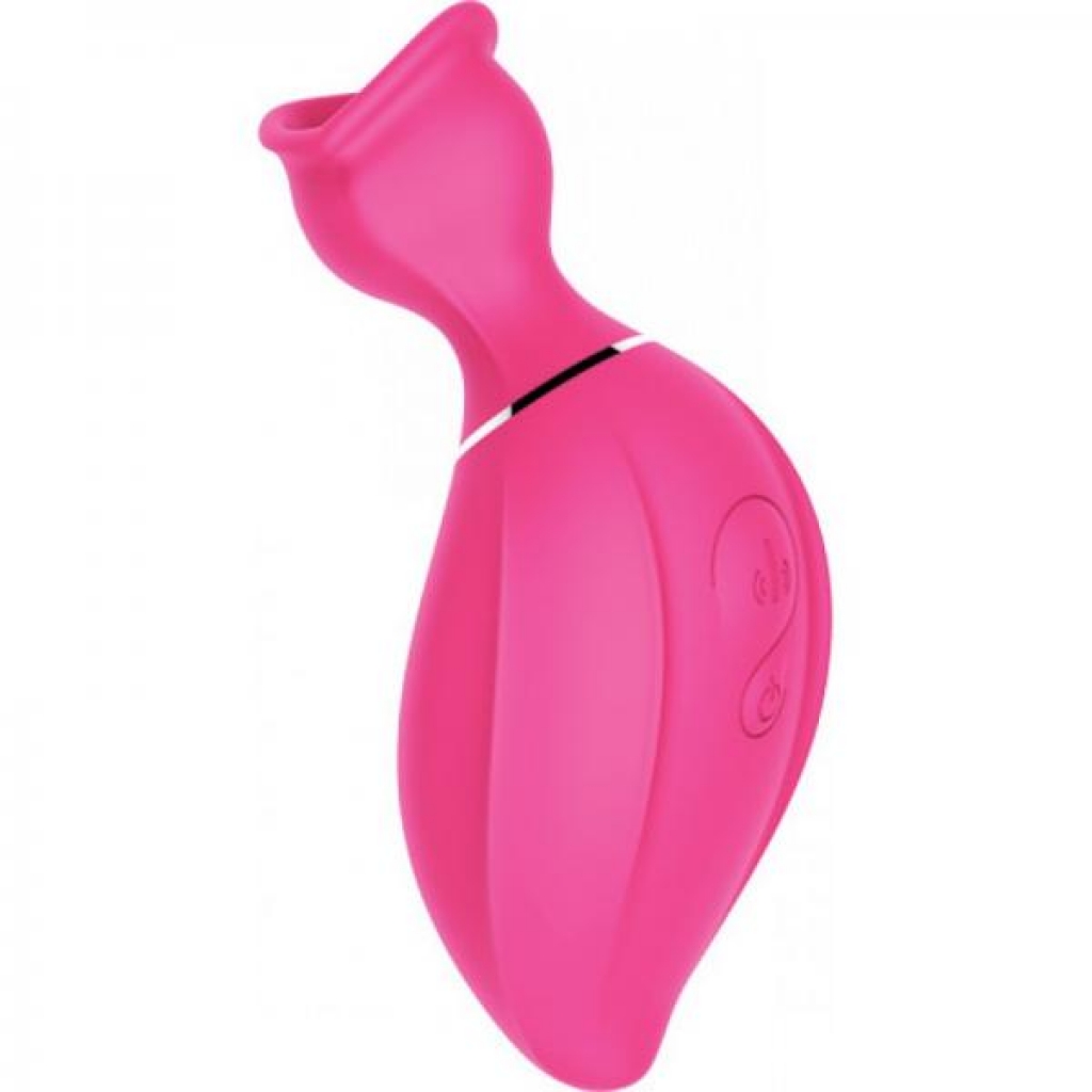 Allure Clitoral Suction Magenta Pink Vibrator - Hott Products