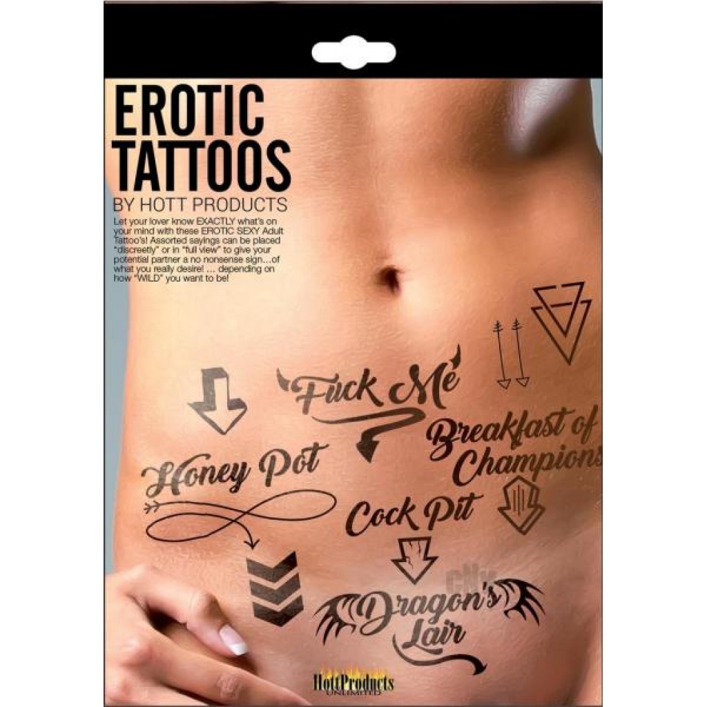 Erotic Tattoos - Assorted Pack