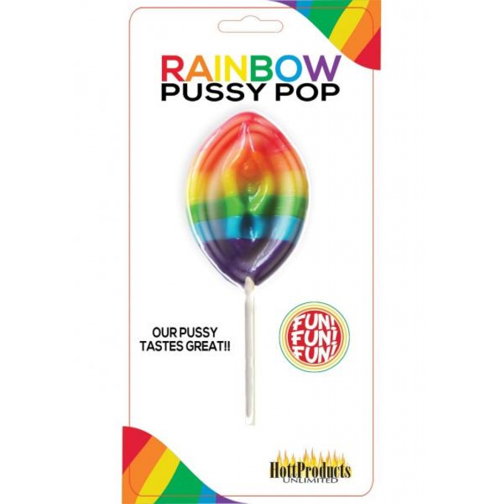 Rainbow Pussy Pops Carded - Hott Products