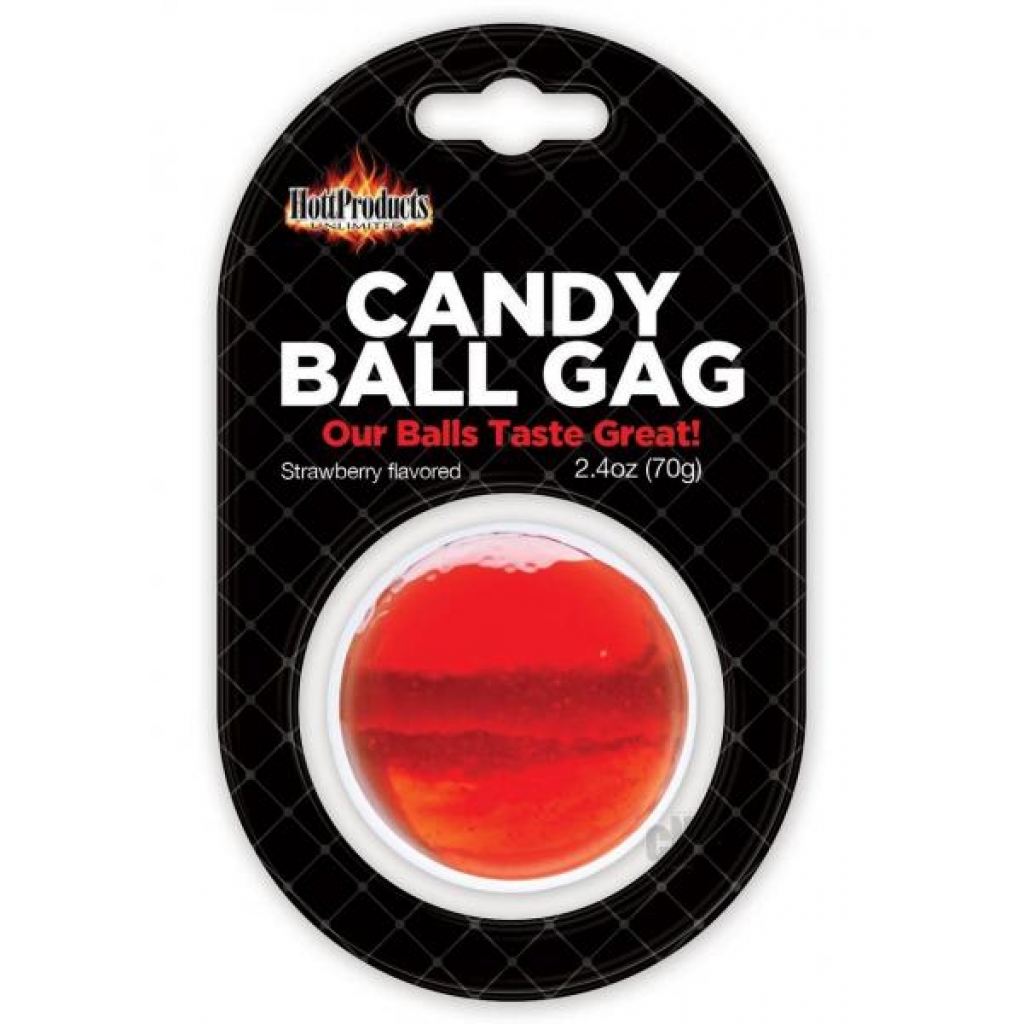 Candy Ball Gag Strawberry Flavored  - Hott Products