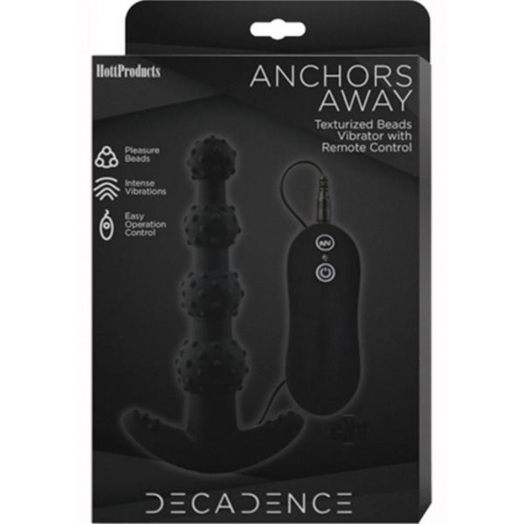 Decadence Anchors Away Vibrating Plug - Black