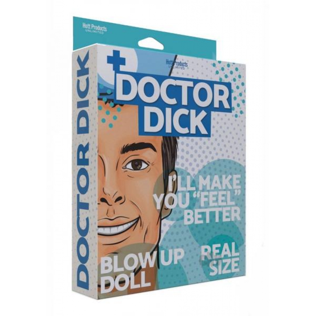 Dr Dick Blow Up Party Doll Vanilla - Hott Products