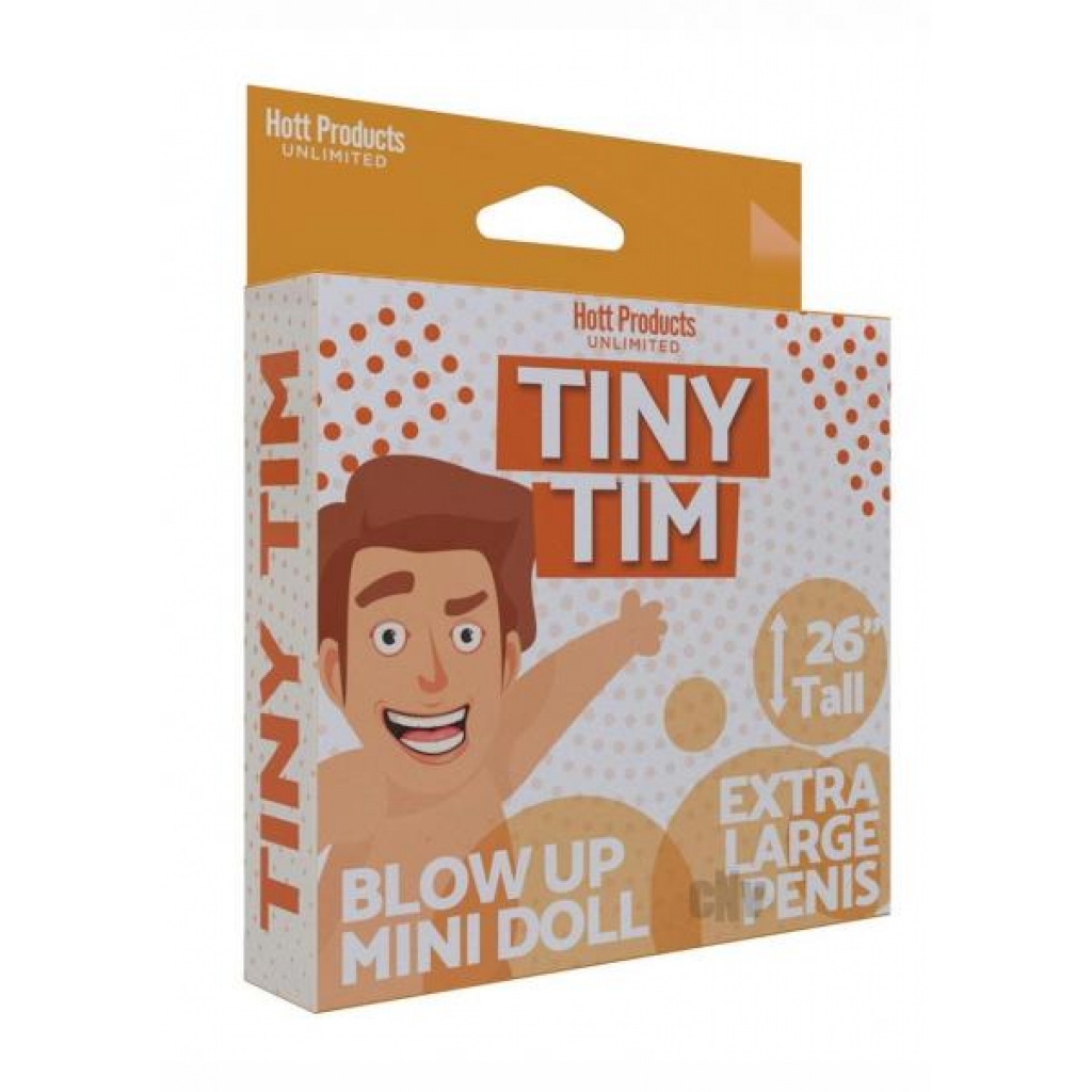 Tiny Tim Blow Up Party Doll - Vanilla