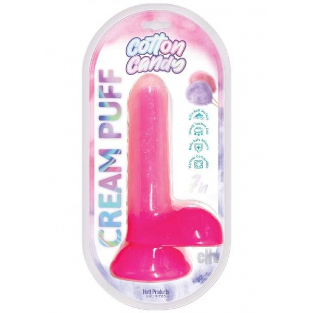 Cotton Candy Cream Puff 6 Pink - Hott Products