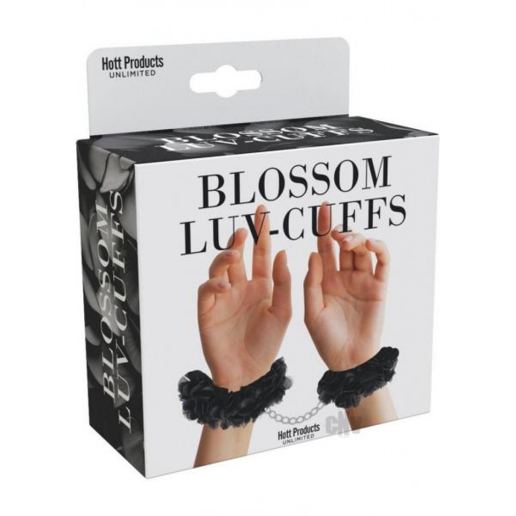 Blossom Luv Cuffs Black - Hott Products