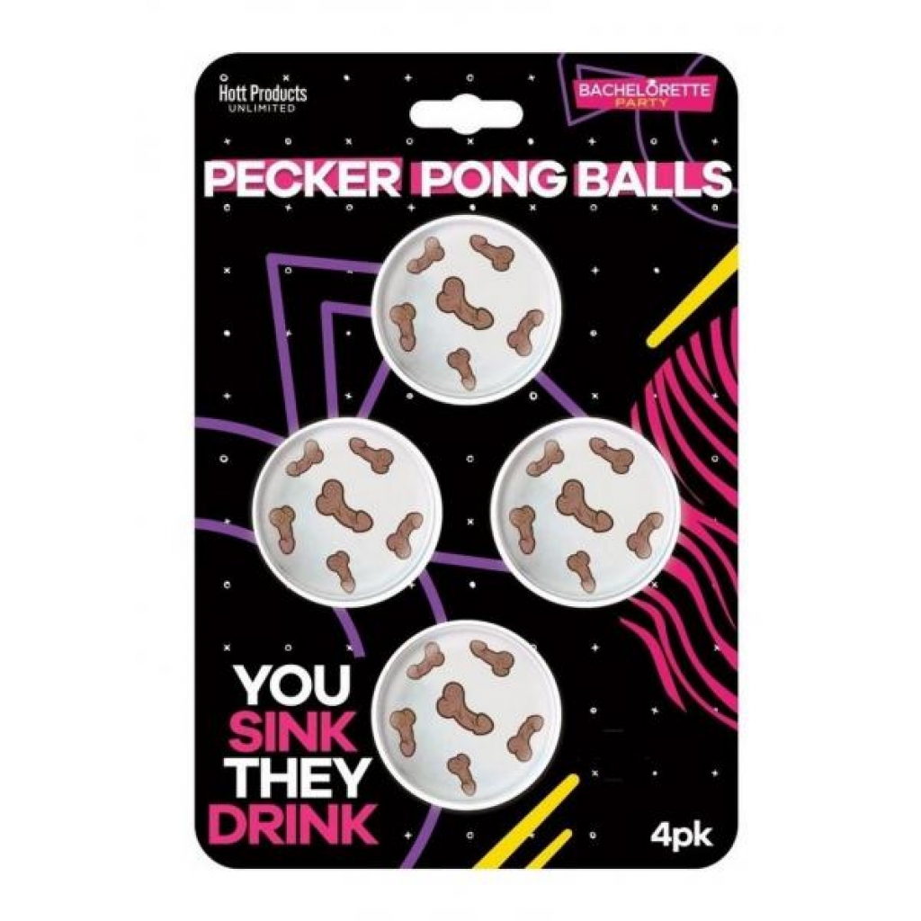 Pecker Beer Pong Balls - Playful Fun