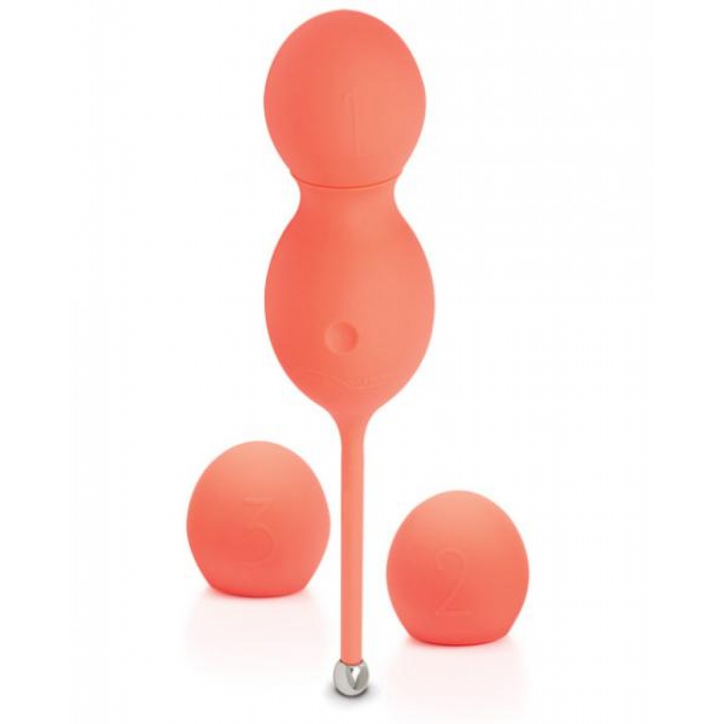 We-Vibe Bloom Corall Kegel Balls - Orange