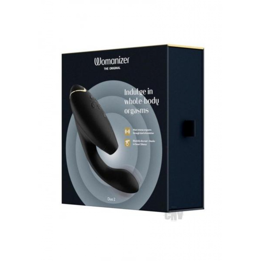 Womanizer Duo 2 - Ultimate Clitoral & G-Spot Stimulator - Black