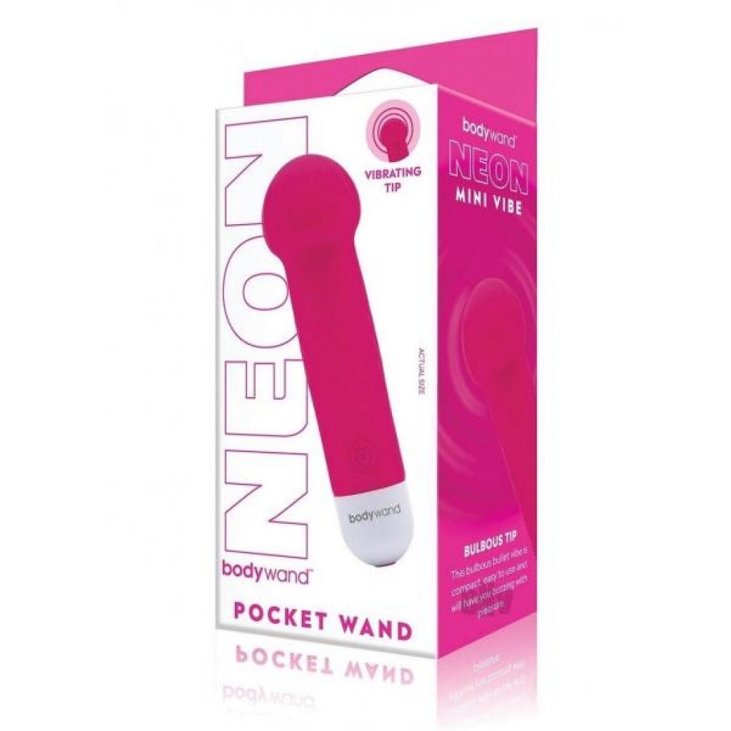 Bodywand Mini Pocket Wand - Neon Pink - On-the-Go Pleasure