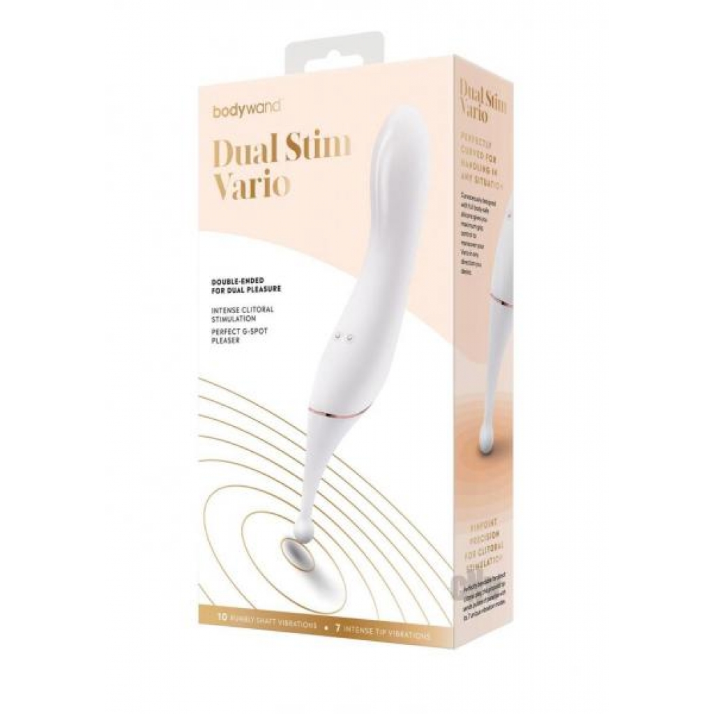 Bodywand Dual Stim Vario - White/Gold