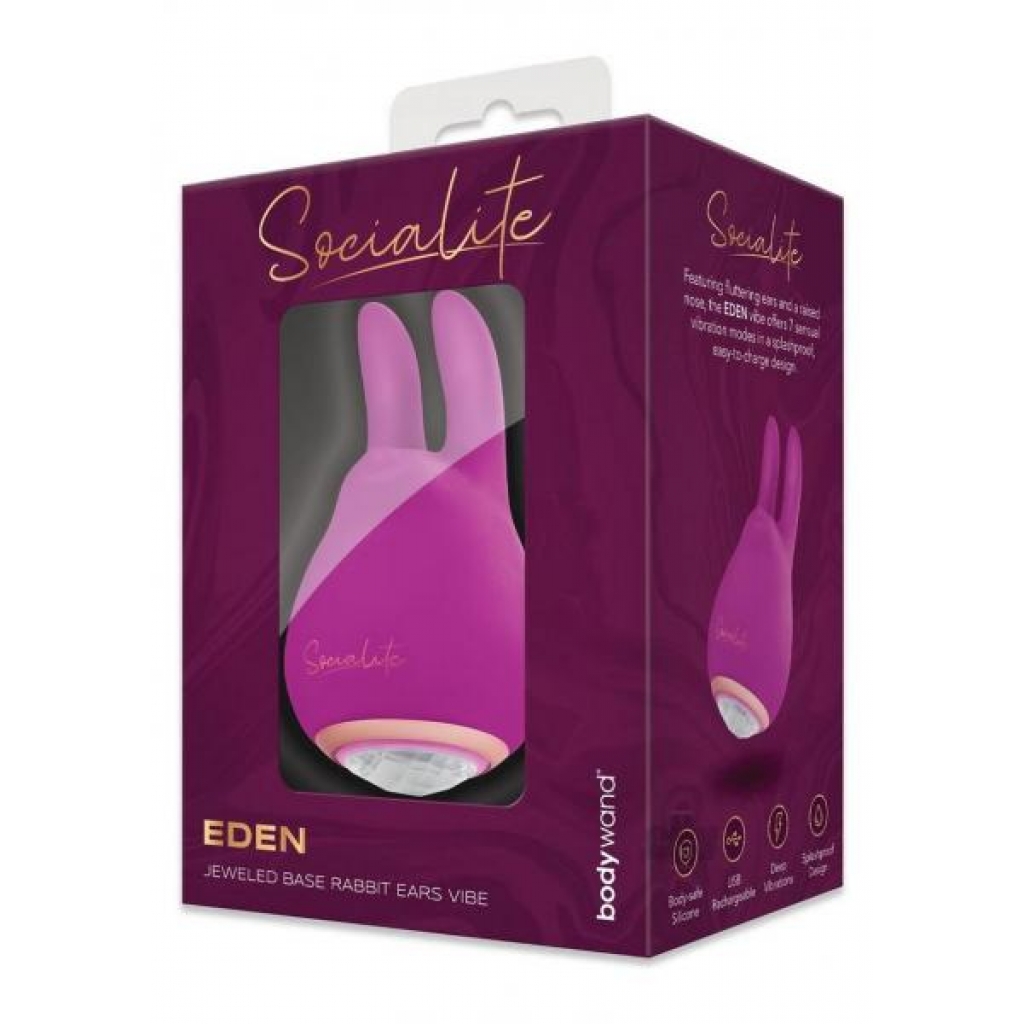 Eden Rabbit Vibe with Sensational Stimulation - Purple