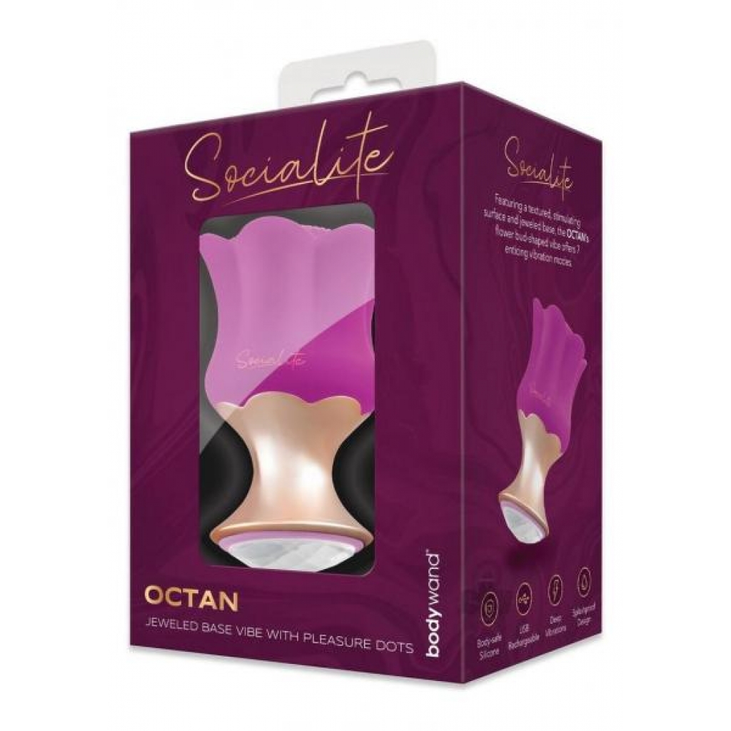 Bw Socialite Shimmer Massager Prp/gld - Xgen, Llc.