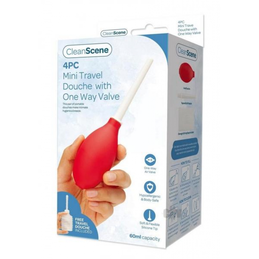 Cleanscene Mini Travel Douche Set 4pc - Xgen, Llc.