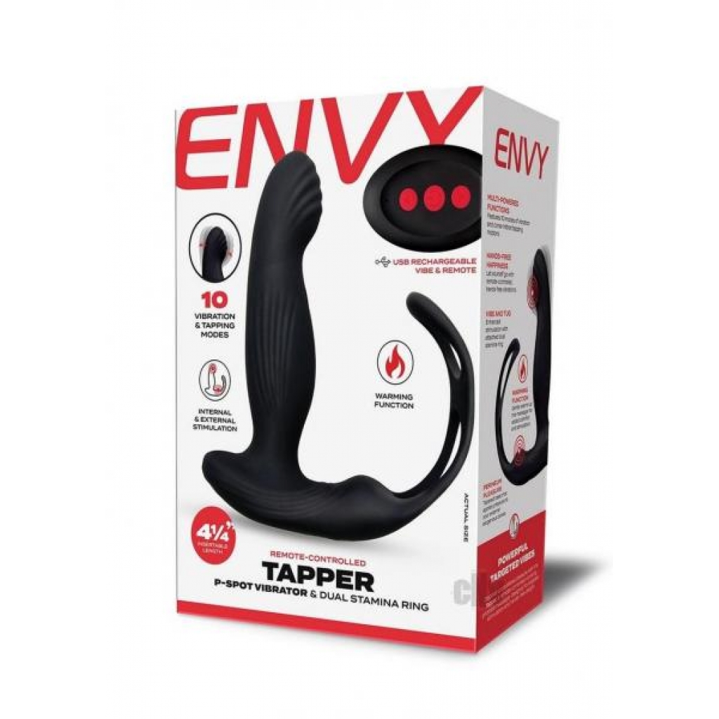 Envy Toys Remote Tapper P Spot Dual Ring - Xgen, Llc.