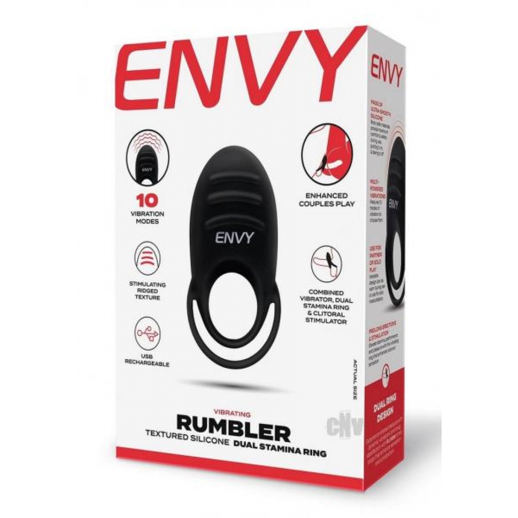 Envy Toys Rumbler Textured Stamina Ring - Xgen, Llc.