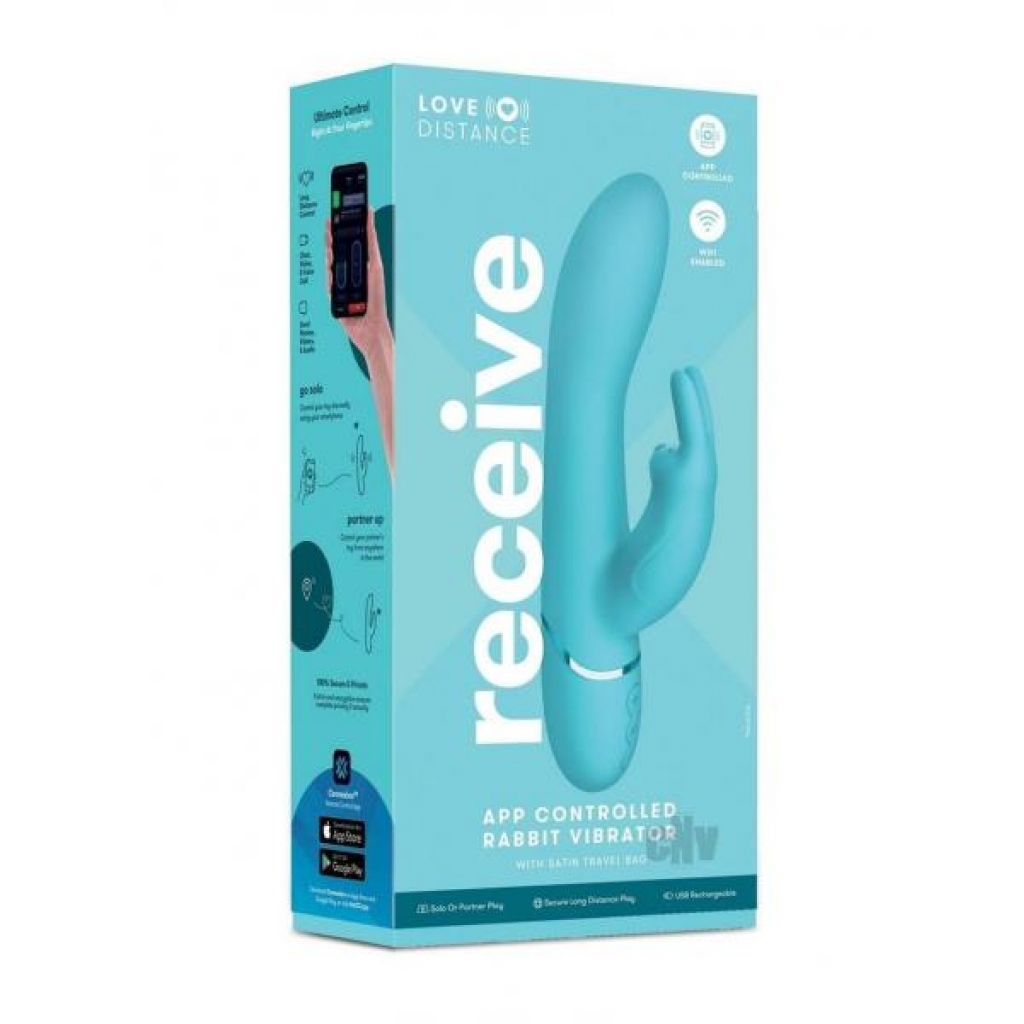 Love Distance Receive Dual-Stimulating Massager in Teal