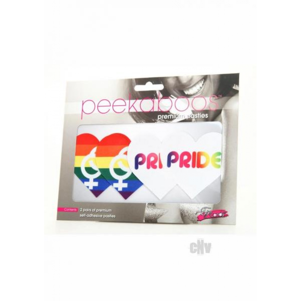 Peekaboo Pride Hearts - Fashionable and Safe Pasties