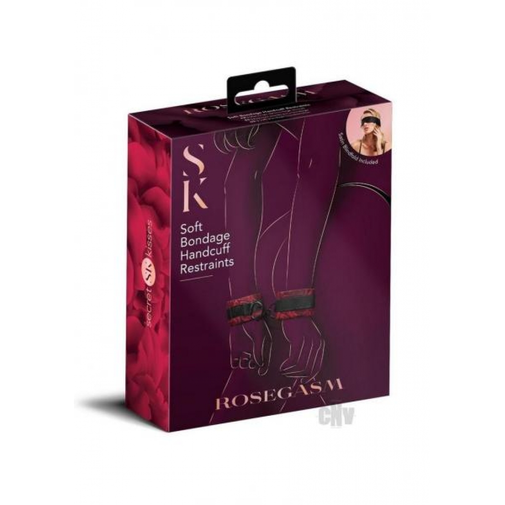 Sk Rosegasm Cuffs With Satin Blindfold - Xgen, Llc.