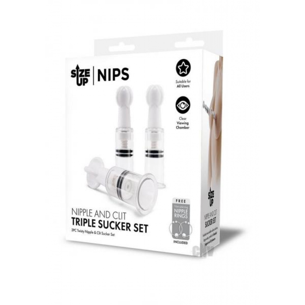 Su Nipple Clit Triple Sucker Set - Xgen, Llc.