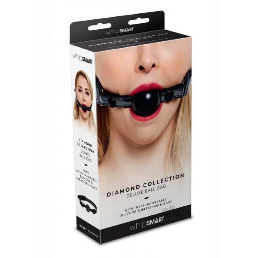 Whipsmart Deluxe Ball Gag Black - Xgen, Llc.