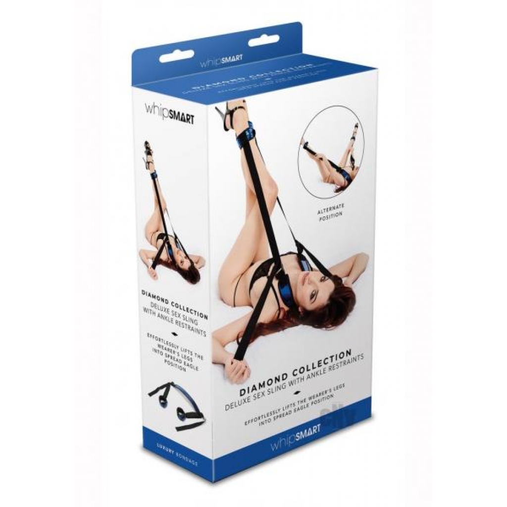 Whipsmart Deluxe Sex Sling Ankle Blue - Xgen, Llc.