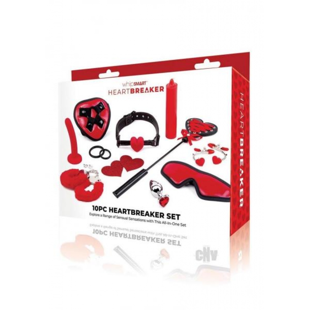 Whipsmart Heartbreaker Set 10pc Red/blk - Xgen, Llc.