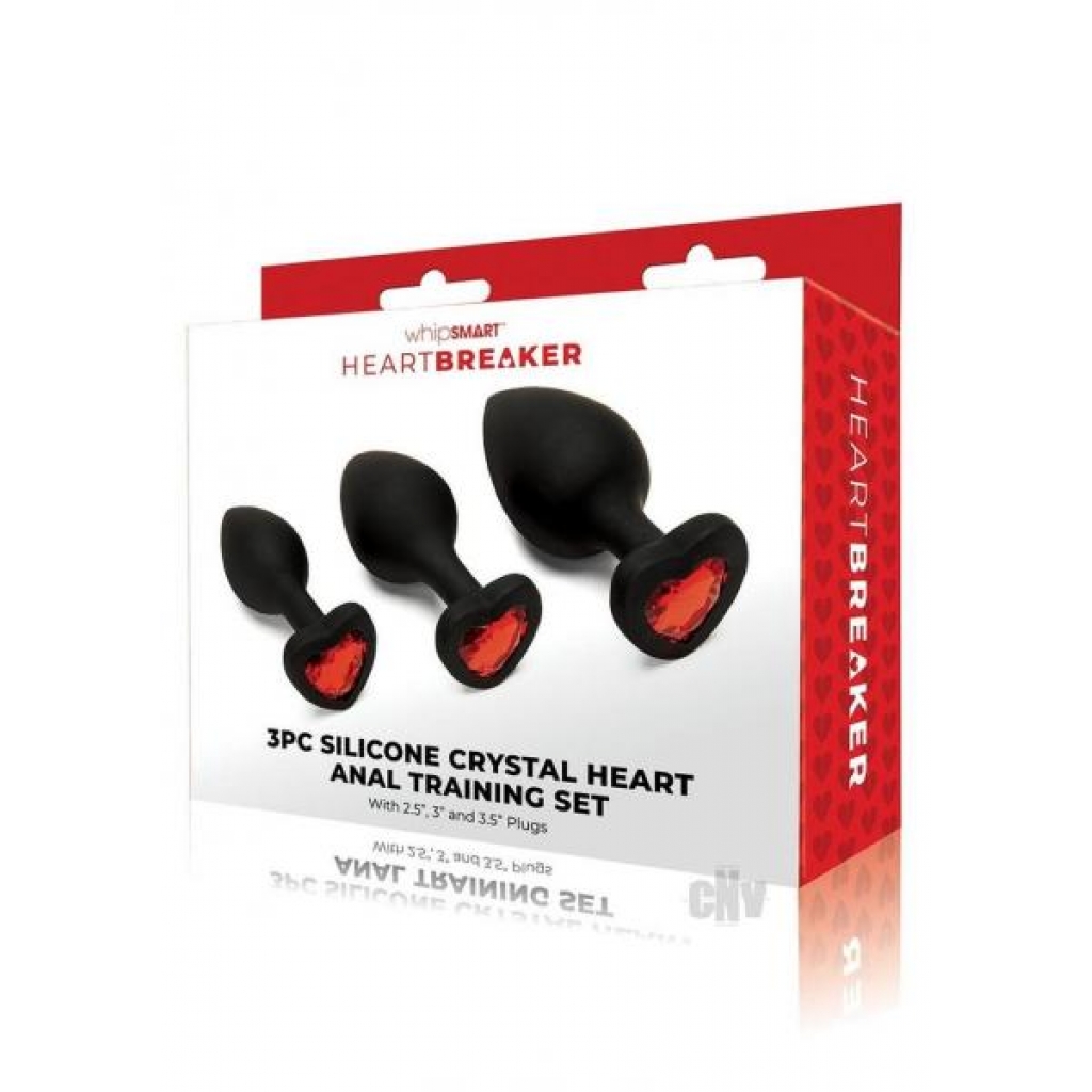 Whipsmart Heartbreaker Jewel Set 3pc - Gradual Exploration for Pleasure