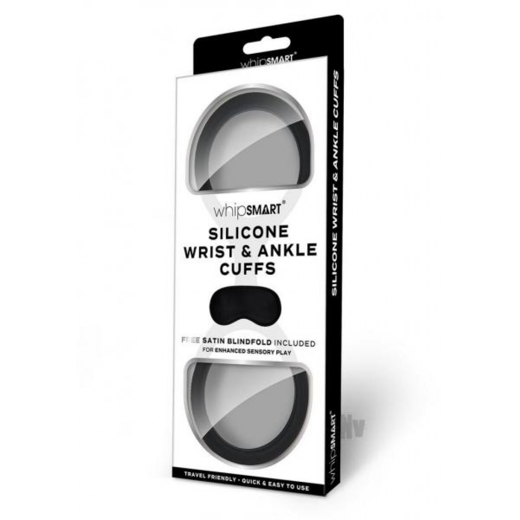 Whipsmart Quickie Cuffs with Eye Mask - Versatile Restraint Set