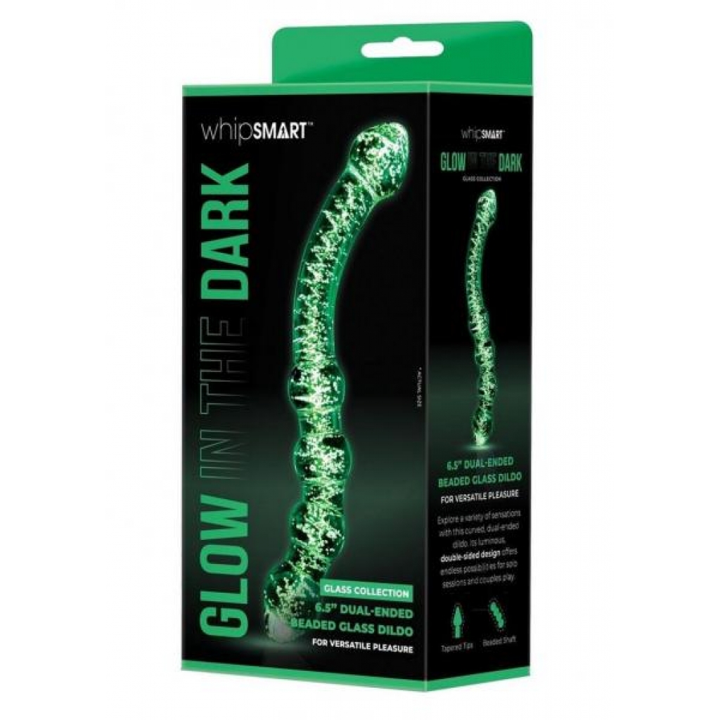 Whipsmart Dual End Bead Glass Dildo - 6.5 inches