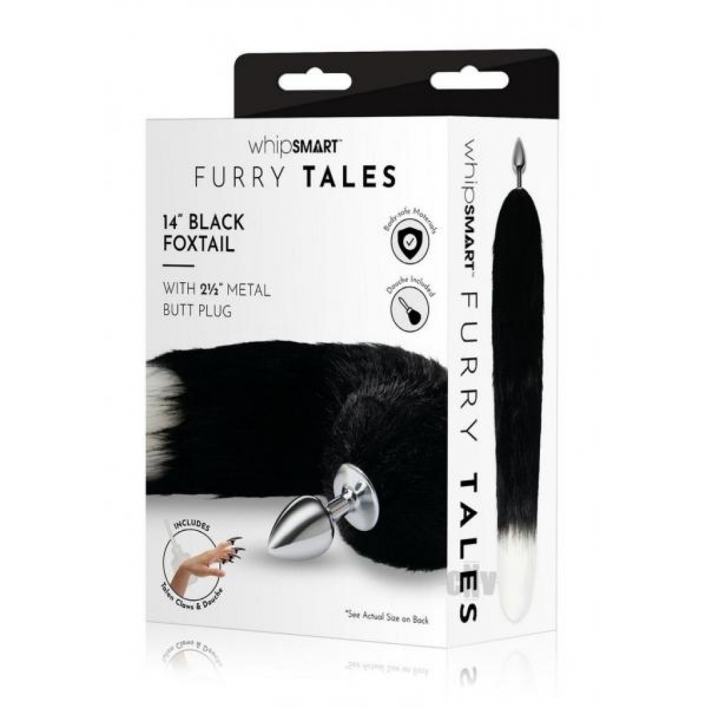 Whipsmart Metal Plug 14` Fox Tail Blk - Xgen, Llc.