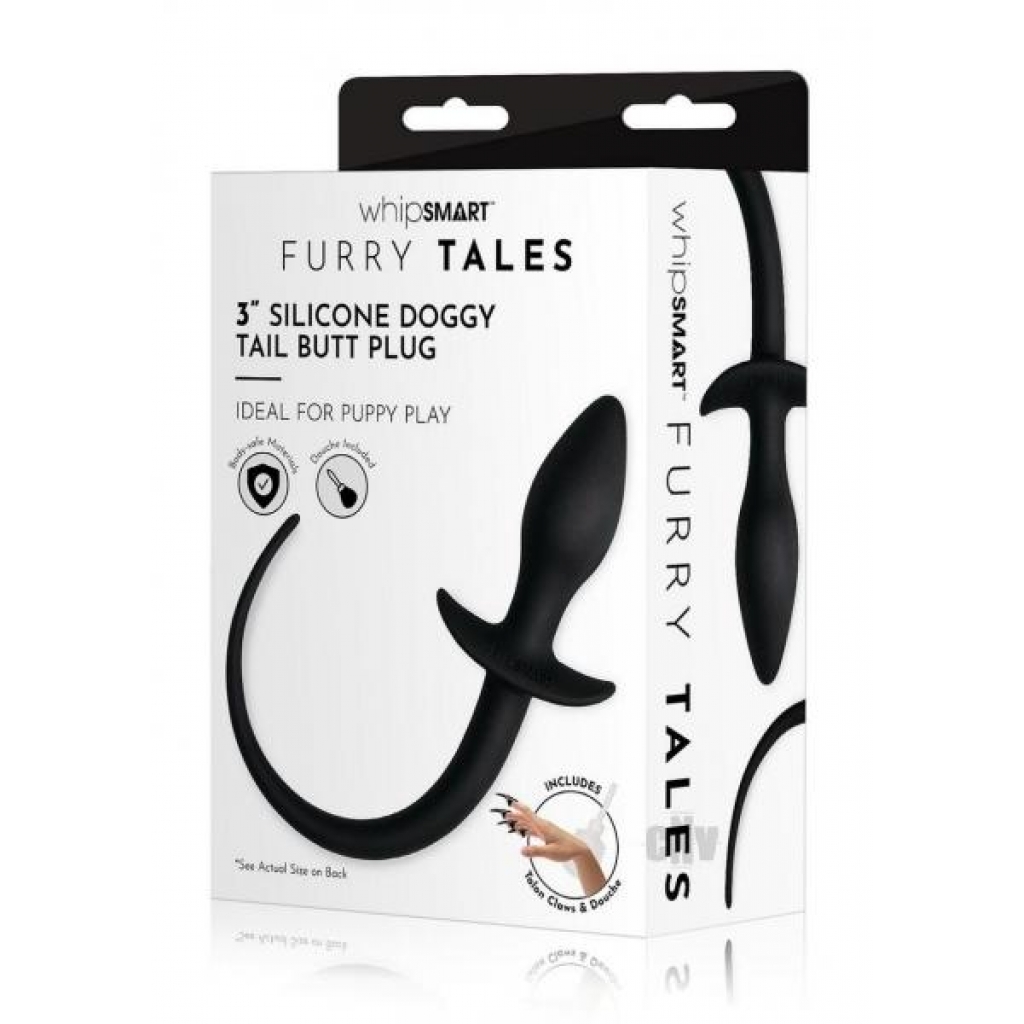 Whipsmart Play Tails Silicone Doggy - 3 Black