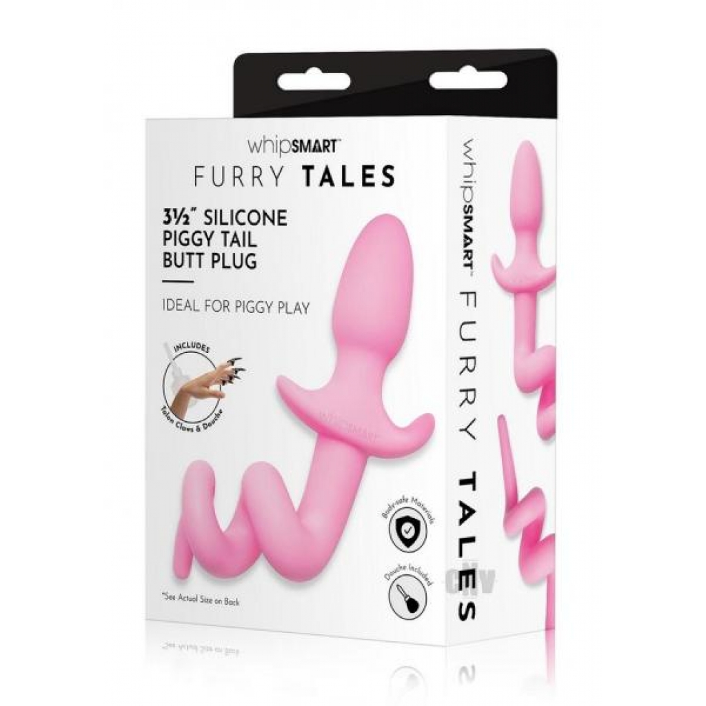 Whipsmart Play Tails Silicone Piggy - 3 Pnk