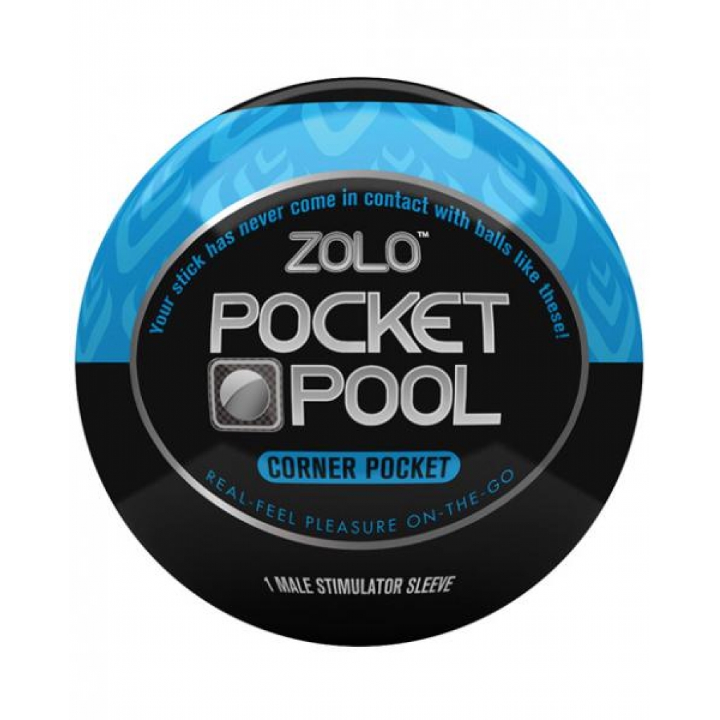 Zolo Pocket Pool Corner Pocket Blue Sleeve - Adult Brand Concepts