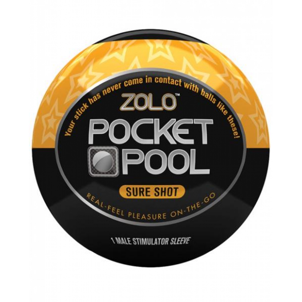 Zolo Pocket Pool Sure Shot Orange Sleeve - Adult Brand Concepts