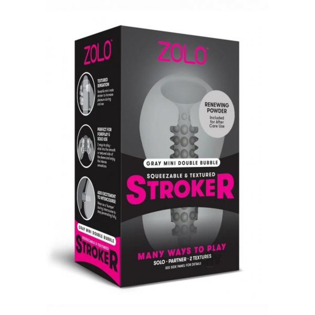 Zolo Mini Stroker Grey - Zolo