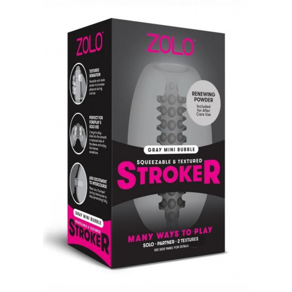 Zolo Mini Stroker Dome Grey - Zolo