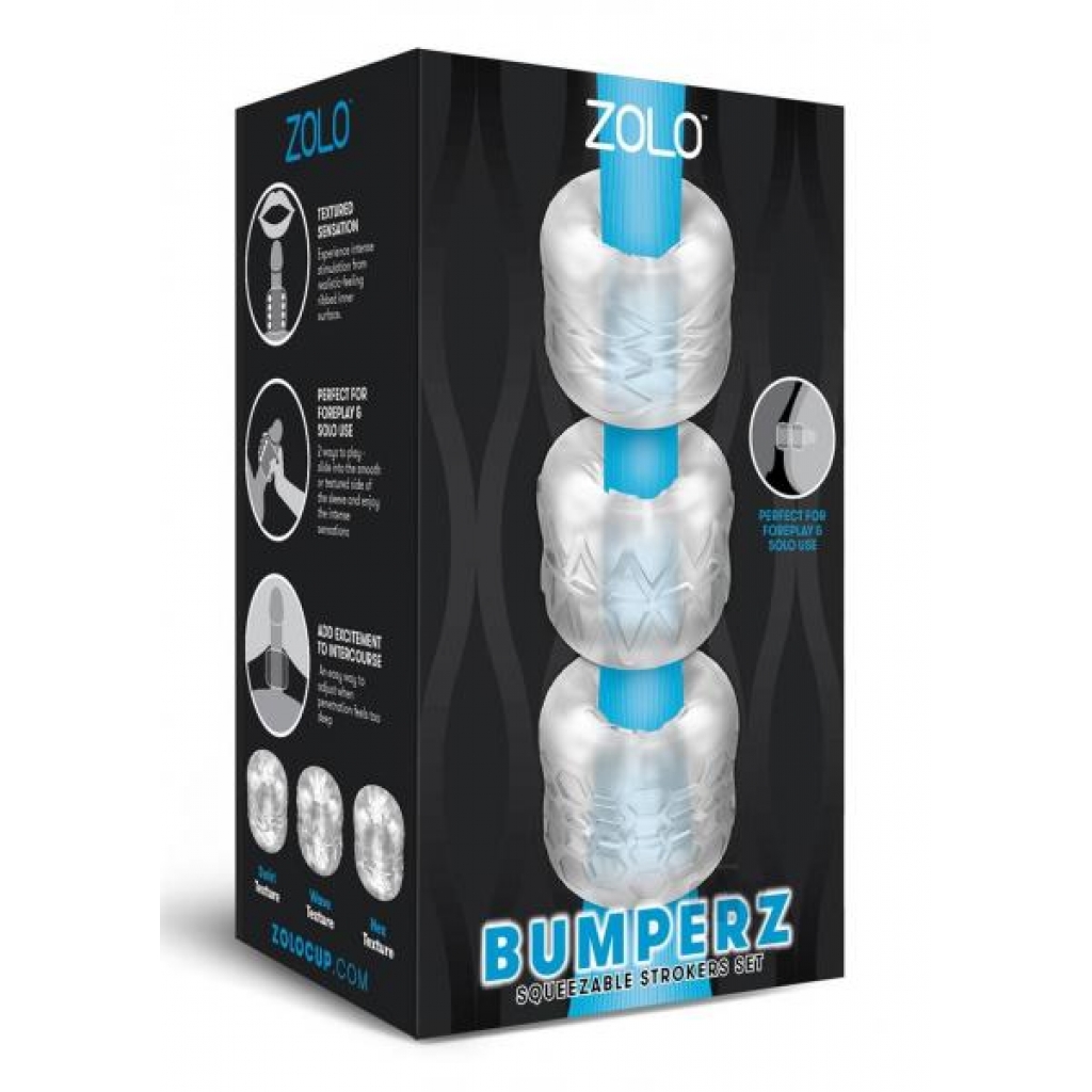 Zolo Bumperz - Clear Stroker Set