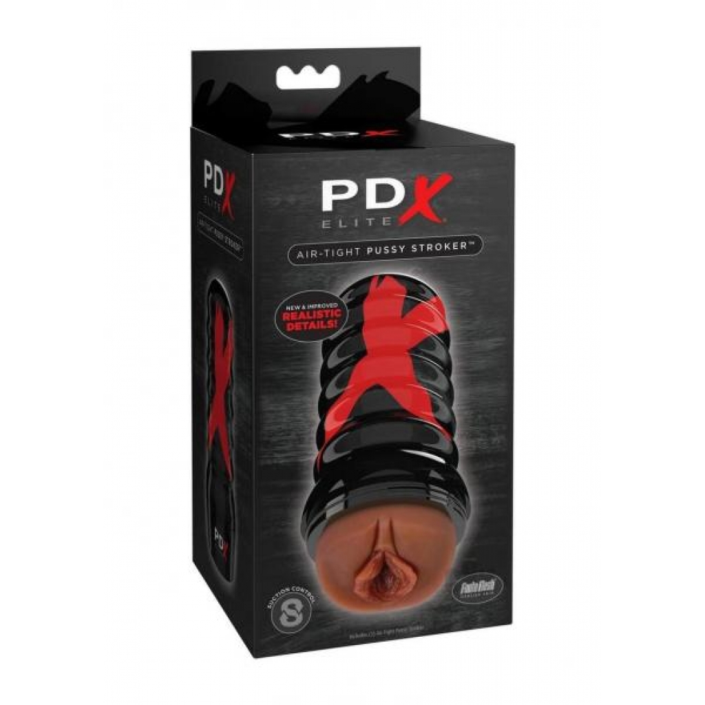 Pdx Elite Air Tight Pussy Stroker Brown - Pipedream Products,inc.