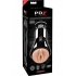 PDX Elite Cock Compressor Vibrating Stroker Beige - Pipedream