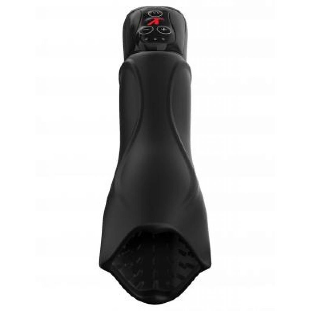 PDX Elite Vibrating Roto-Teazer Black - Pipedream