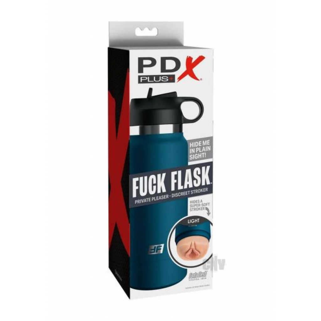 Pdx Plus Fuck Flask Priv Pleaser Lt/blu - Pipedream Products,inc.