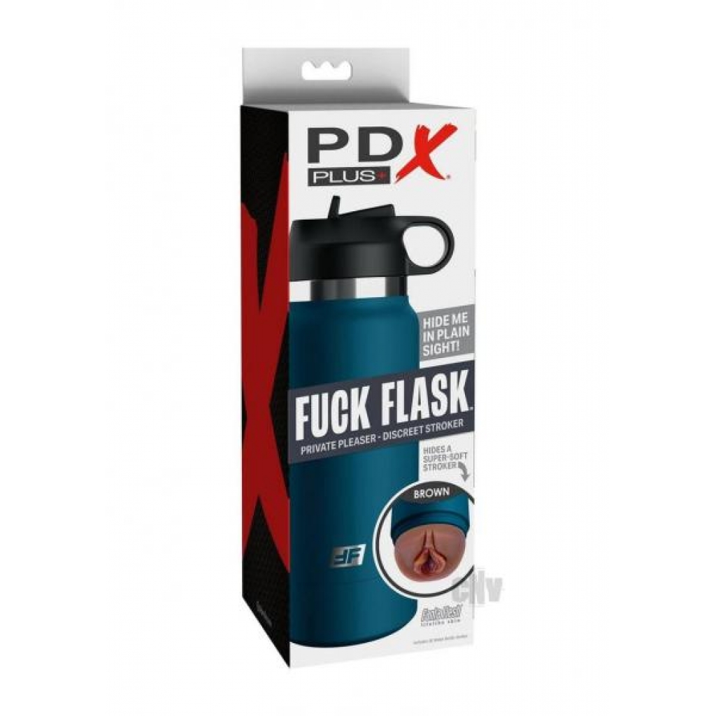 Pdx Plus Fuck Flask Priv Pleaser Brn/blu - Pipedream Products,inc.