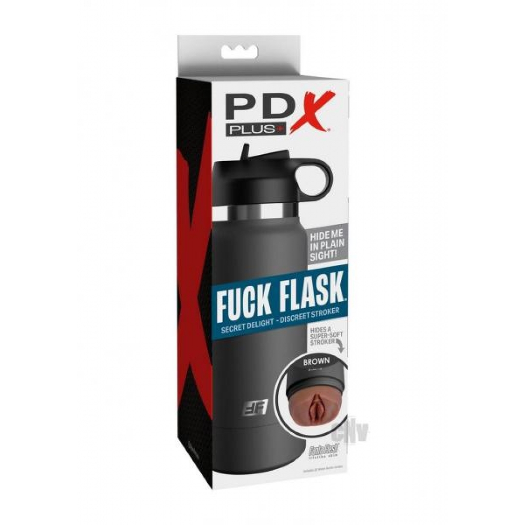 Pdx Plus Fuck Flask Secret Deligh Bn/gry - Pipedream Products,inc.