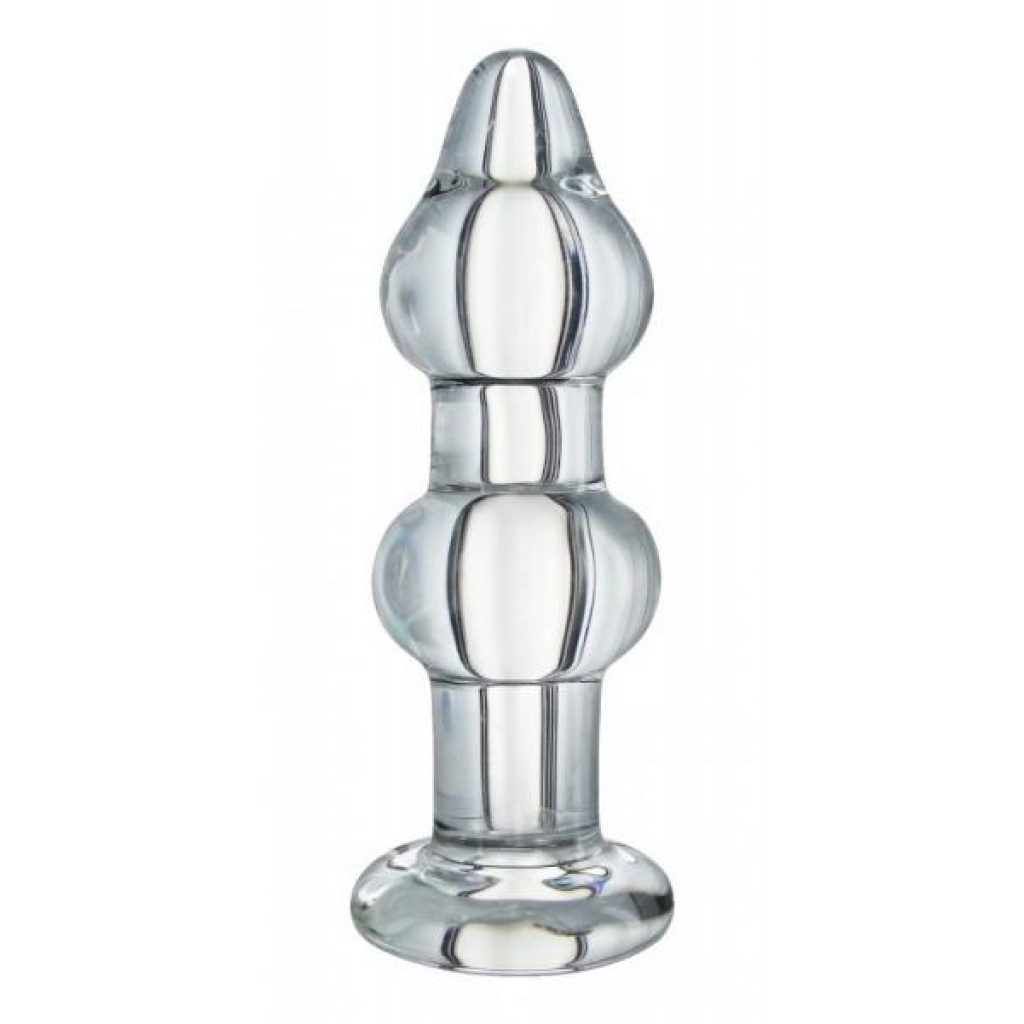 Param Anal Pleaser Glass Plug - Xr Brands