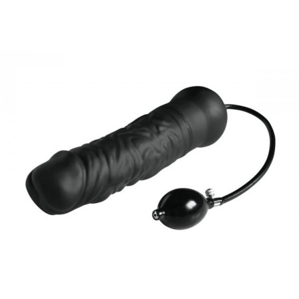 Leviathan Giant Inflatable Dildo - Black