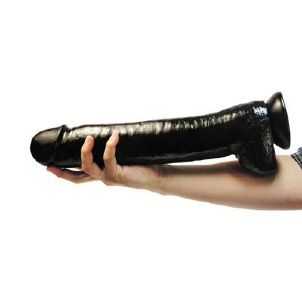 The Black Destroyer Huge Dildo - 16.5 Inches