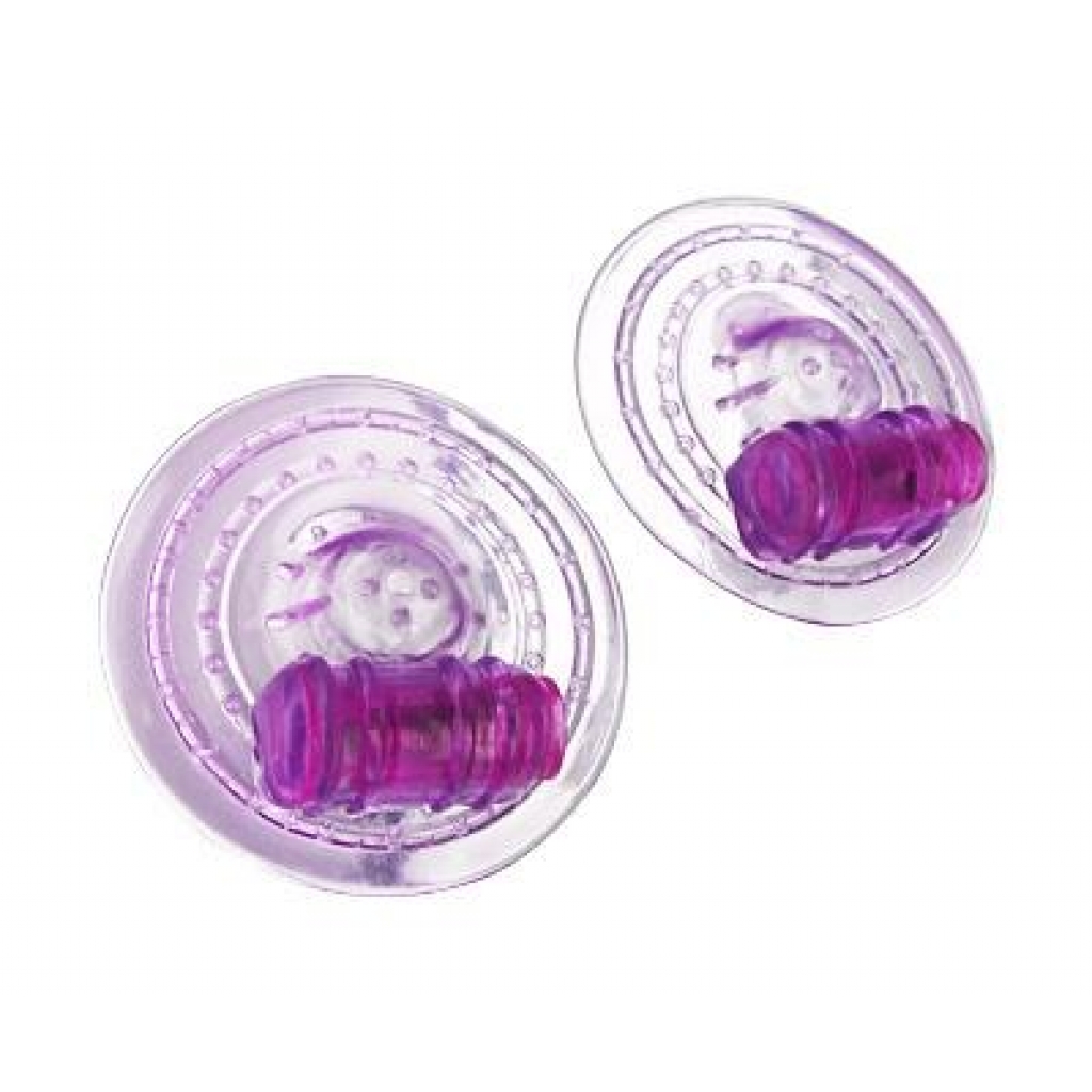 Razzle Vibrating Nipple Pads - Purple